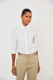 CAMISA KÁTIA TRICOLINE COM BORDADO