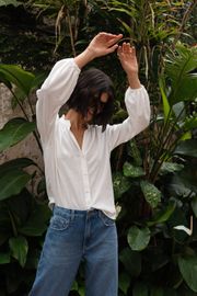 CAMISA KATE CAMBRAIA DE ALGODÃO