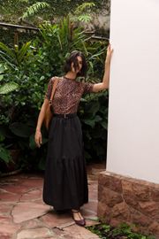 SAIA JAZZ TRICOLINE COM BORDADO