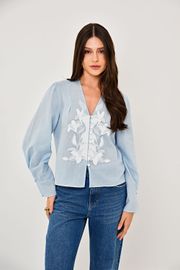 BLUSA LUPITA AZUL