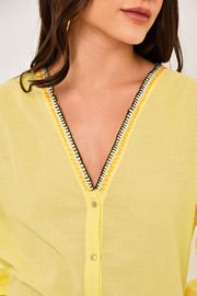 BLUSA LYRA CAMBRAIA DE ALGODÃO