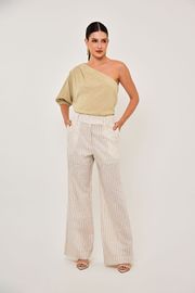 CALÇA LOLA CAMBRAIA DE LINHO