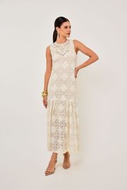 VESTIDO MALIBU RENDA COM BORDADO