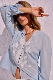 BLUSA LUPITA AZUL