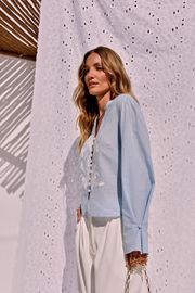BLUSA LUPITA AZUL