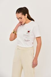 CAMISETA MARIAH OFF WHITE
