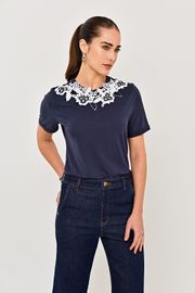 CAMISETA MAYA AZUL MARINHO