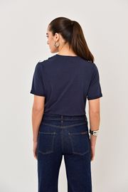 CAMISETA MAYA AZUL MARINHO