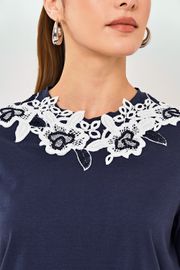 CAMISETA MAYA AZUL MARINHO