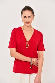 CAMISETA LILICA VERMELHA