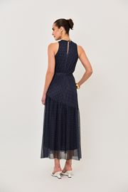 VESTIDO MALTA TULE ESTAMPA MINI POÁ