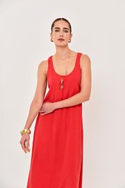 VESTIDO MENORCA VERMELHO