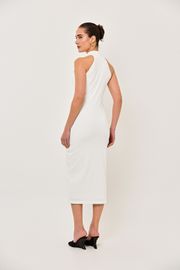 VESTIDO MEGHAN RIBANA DE VISCOSE