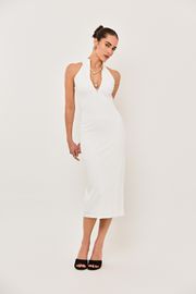 VESTIDO MEGHAN RIBANA DE VISCOSE
