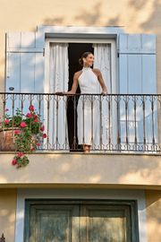 VESTIDO MEGHAN RIBANA DE VISCOSE