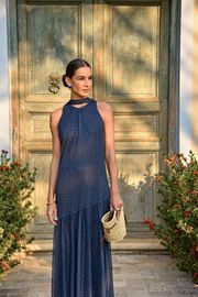 VESTIDO MALTA TULE ESTAMPA MINI POÁ