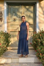 VESTIDO MALTA TULE ESTAMPA MINI POÁ
