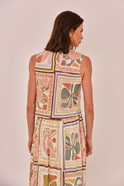 BLUSA MINELLI ESTAMPADA