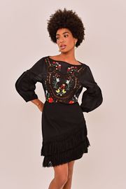 BLUSA MODERNA CAMBRAIA DE ALGODÃO