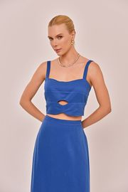 BLUSA ANA CLÁUDIA DE VISCOSE