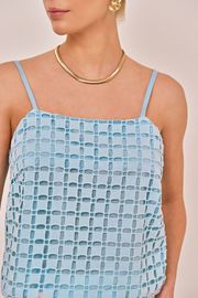 BLUSA POWER AZUL CLARO