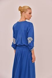CAMISA ANA LÍVIA VISCOSE COM BORDADO