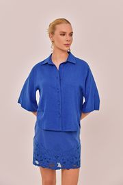 CAMISA PÉROLA CAMBRAIA DE LINHO