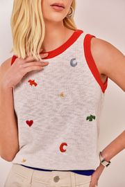 BLUSA NUIT TRICOT COM BORDADO