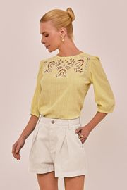 BLUSA NOA AMARELA