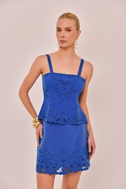 BLUSA PALAZZO CAMBRAIA DE LINHO