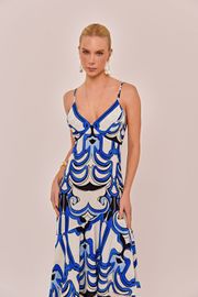 VESTIDO NOEMI VISCOSE ESTAMPADA