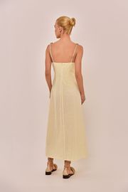 VESTIDO PEÔNIA COTTON LISTRADO