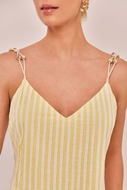 VESTIDO PEÔNIA COTTON LISTRADO