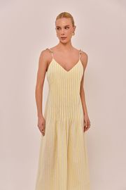 VESTIDO PEÔNIA COTTON LISTRADO