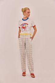 CALÇA NALA ESTAMPA GRID