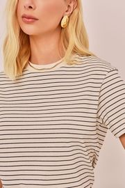 CAMISETA RODES MALHA LISTRADA