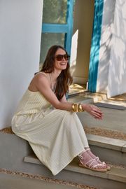 VESTIDO PEÔNIA COTTON LISTRADO