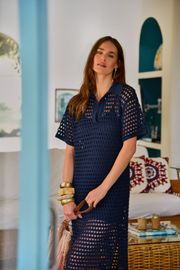 VESTIDO PIETRA TRICOT MARINHO
