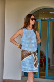 VESTIDO OCEANO LAISE BORDADA