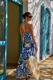 VESTIDO NOEMI VISCOSE ESTAMPADA