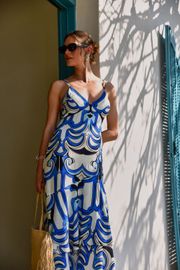 VESTIDO NOEMI VISCOSE ESTAMPADA
