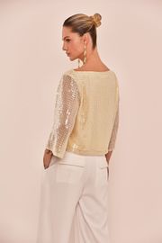 BLUSA PATSY TELA COM PAETÊ