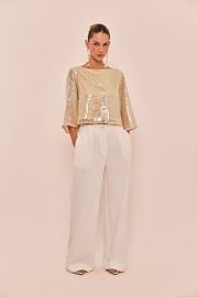 BLUSA PATSY TELA COM PAETÊ
