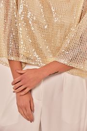 BLUSA PATSY TELA COM PAETÊ