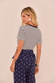CAMISETA PALOMA MALHA LISTRADA