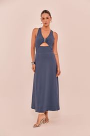 SAIA PLUME MALHA DE VISCOSE
