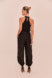 CALÇA PAULA EM VOIL PRETO