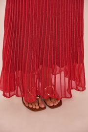 VESTIDO PISA TRICOT VERMELHO