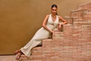 SAIA PLUME MALHA DE VISCOSE