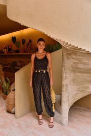 CALÇA PAULA EM VOIL PRETO